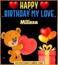 GIF Gif Happy Birthday My Love Milissa
